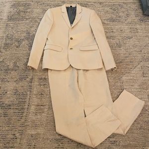Boys crewcuts Ludlow linen suit